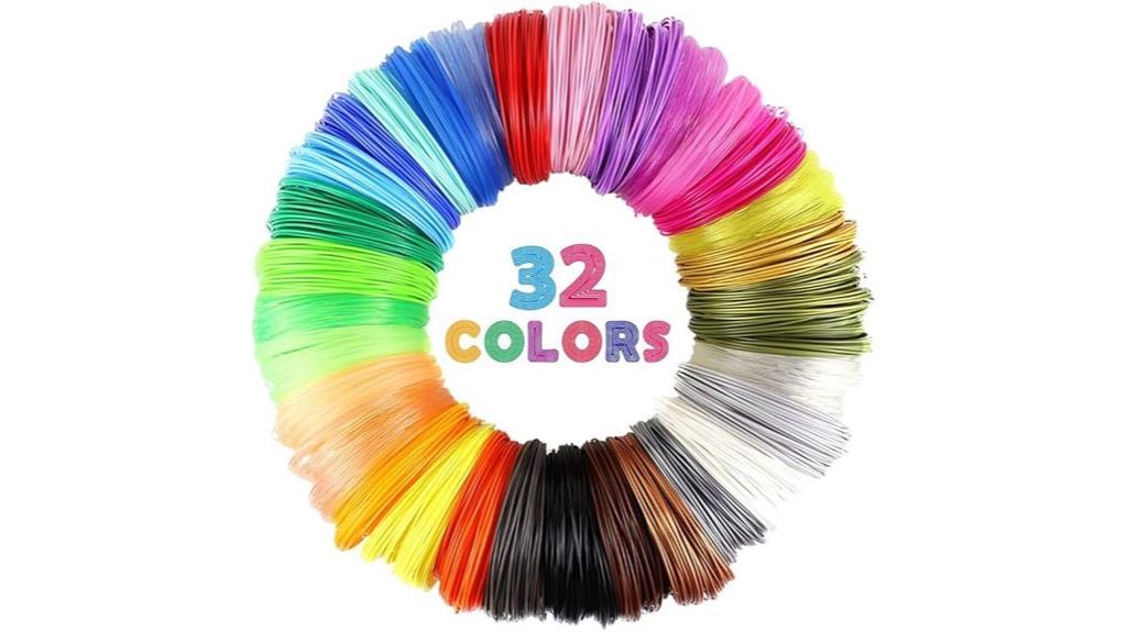 32 colors 3d filament