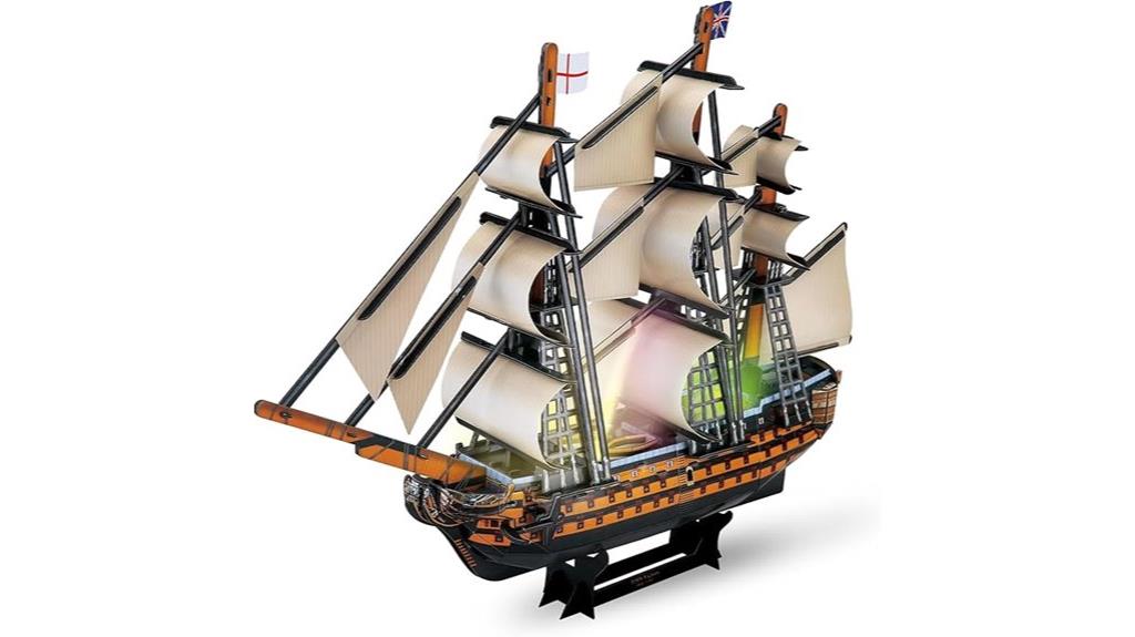 3d led puzzle ship