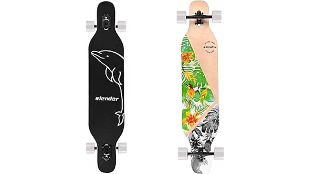 42 inch maple longboard cruiser