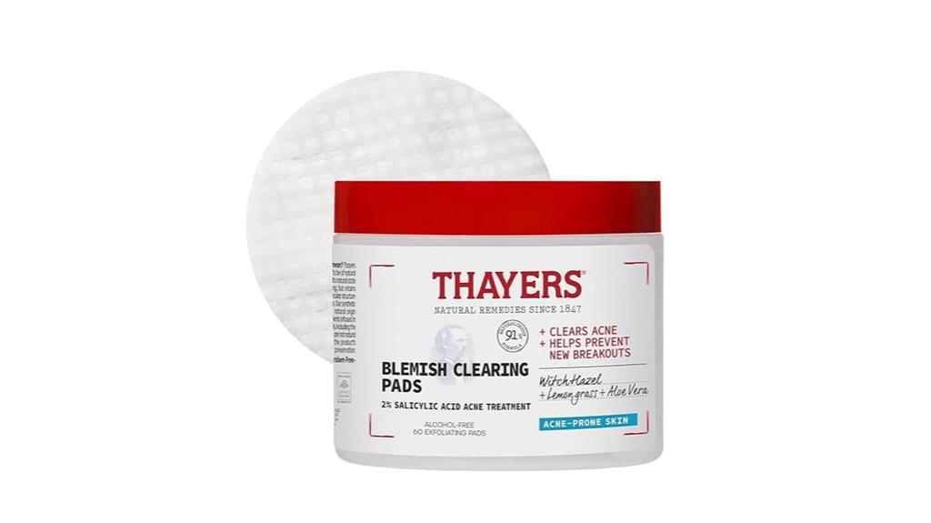 acne clearing treatment pads
