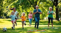 active family fun together