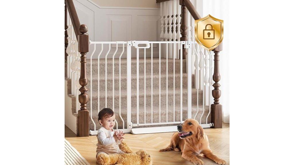 adjustable baby gate stairs