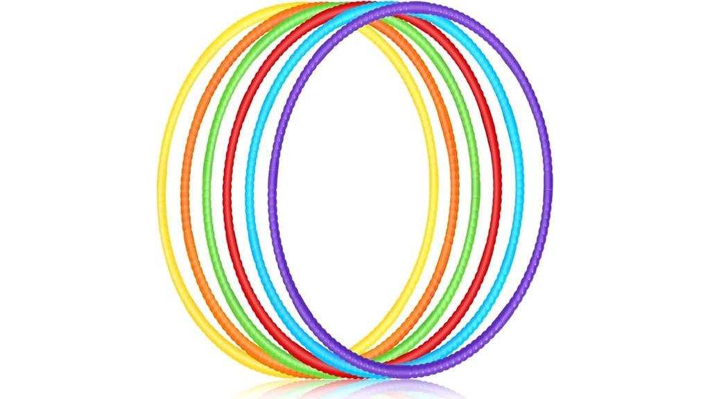 adjustable exercise hoops set