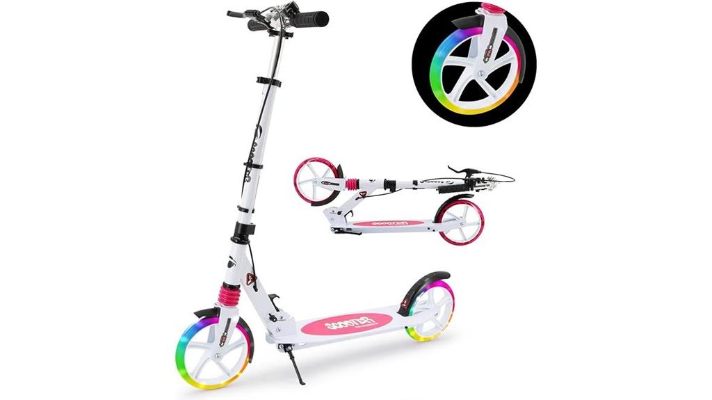 adjustable handbrake kids scooter