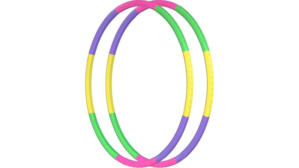 adjustable hula hoops set