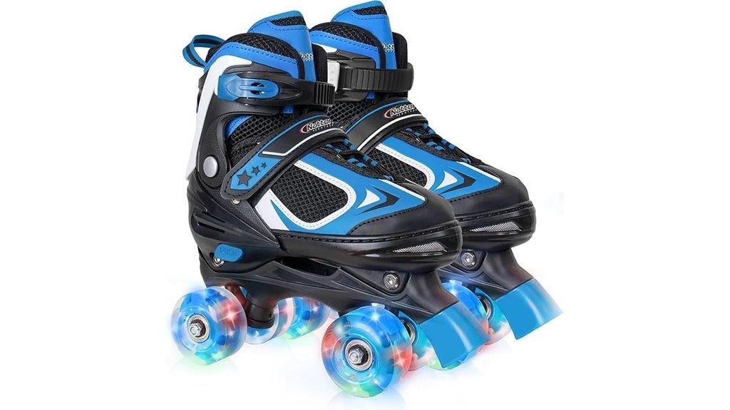 adjustable light up roller skates