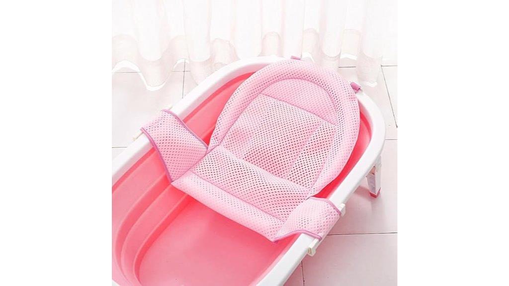 adjustable newborn bath support