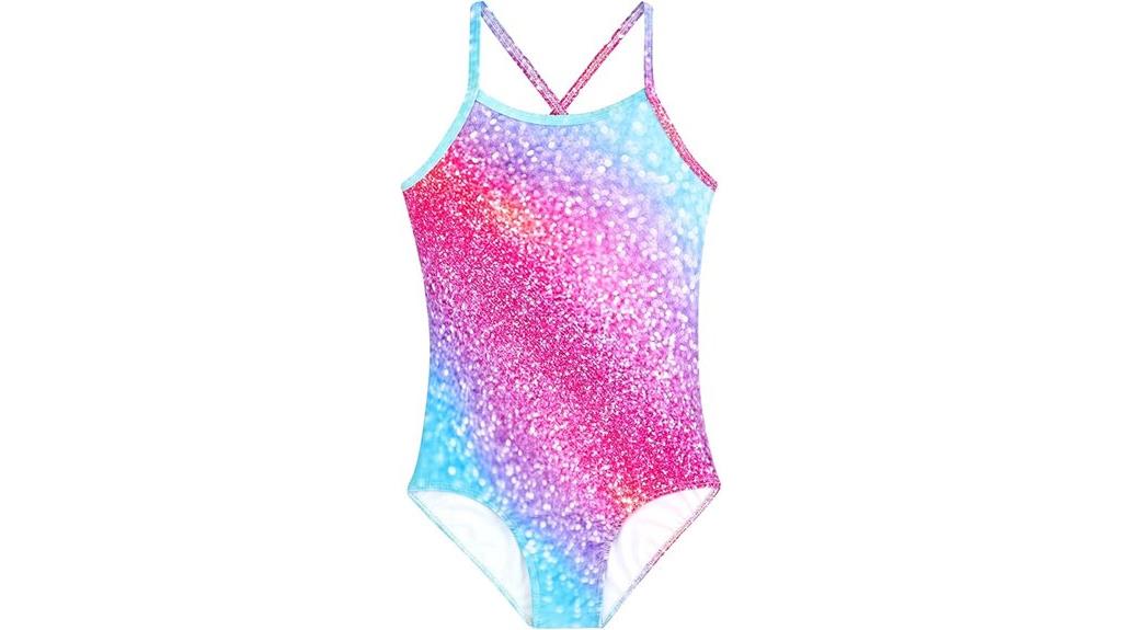 adjustable straps kids swimsuit