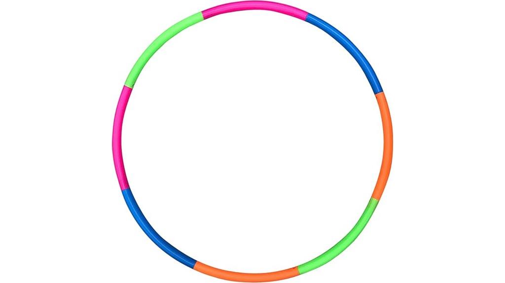 adjustable weighted exercise hoop