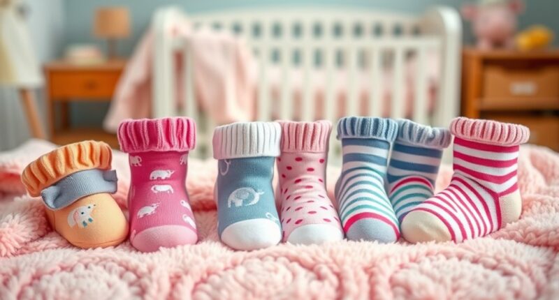 adorable and comfortable baby socks