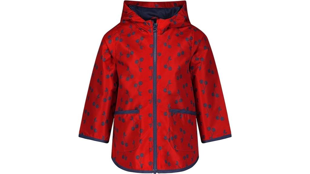 adorable baby girl raincoat