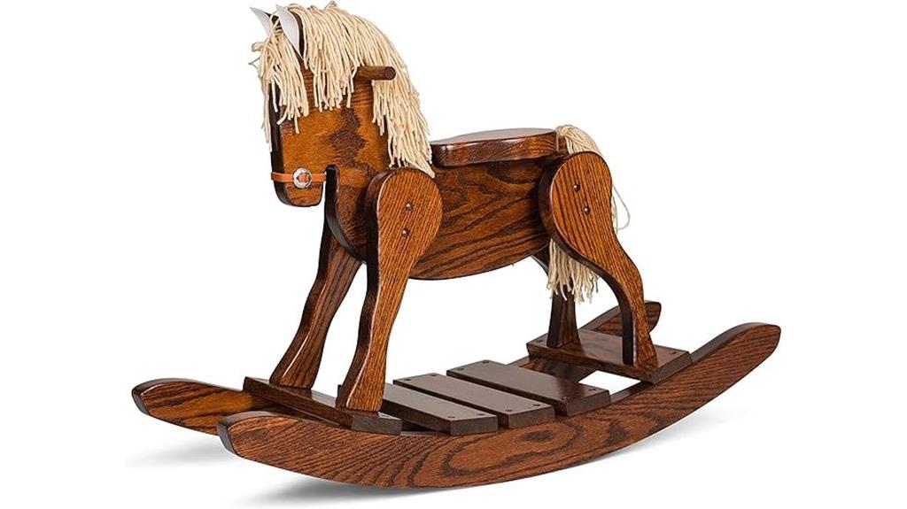 amish made toddler rocking horse
