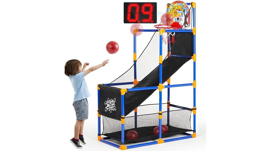 arcade basketball game set