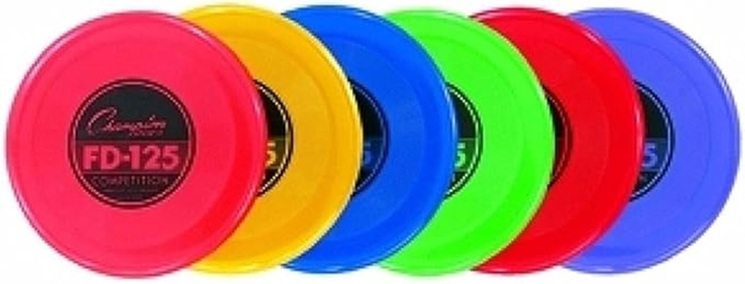 assorted color plastic discs