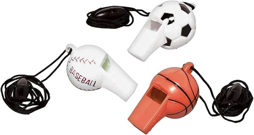 assorted plastic sport favors