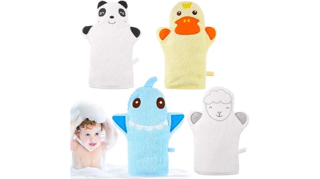 baby bath mitt washcloths