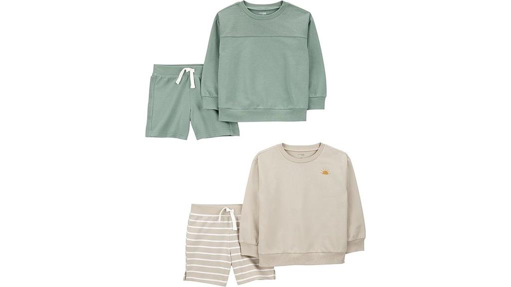 baby boys sweatshirt set