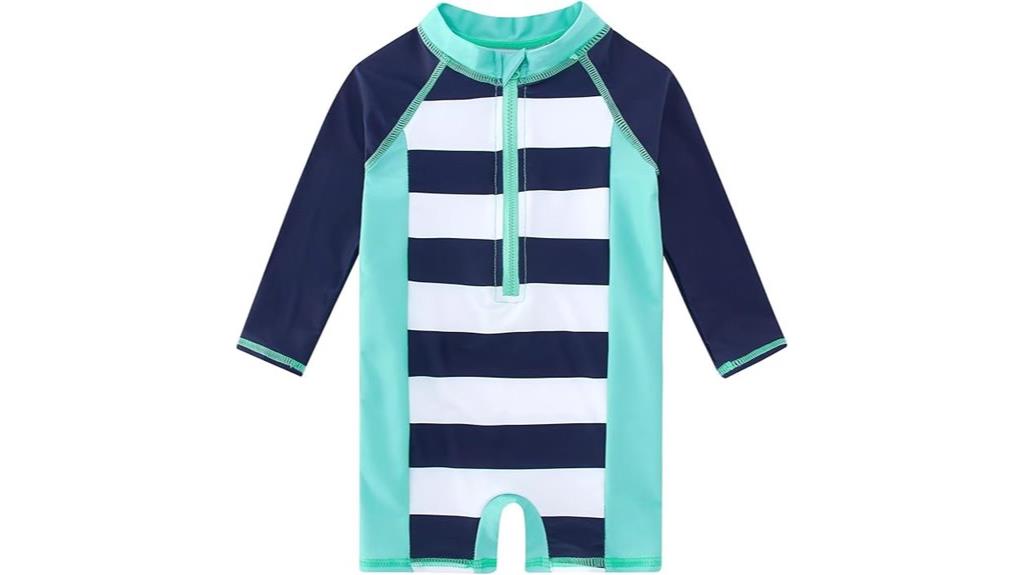 baby boys zipper swimsuit