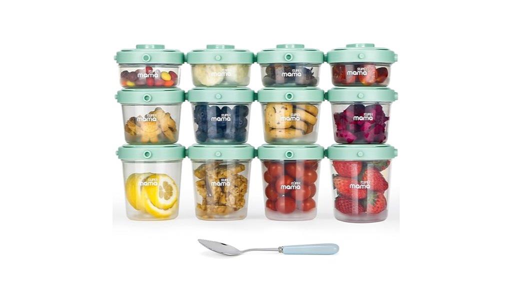 baby food storage containers