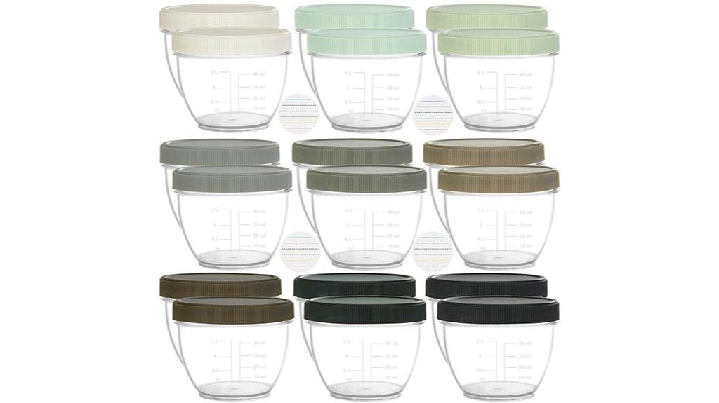 baby food storage containers