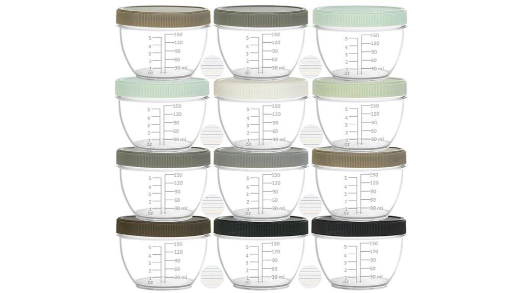 baby food storage containers