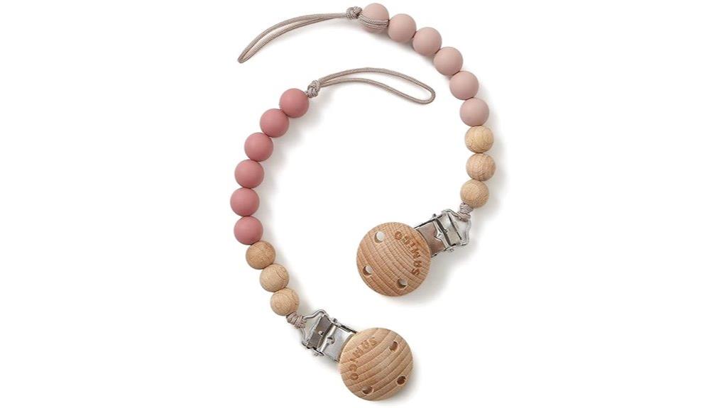 baby girls pacifier clips