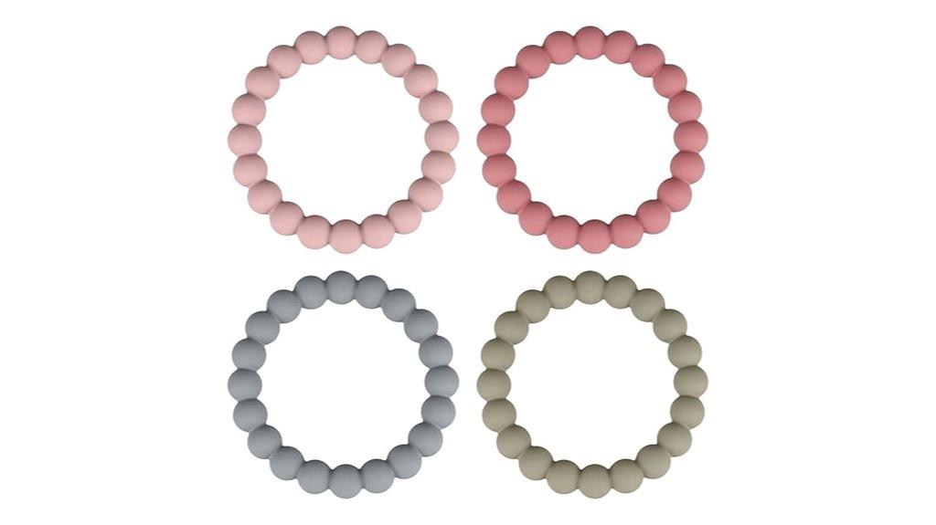 baby silicone teething rings