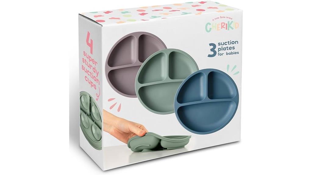 baby suction plates set