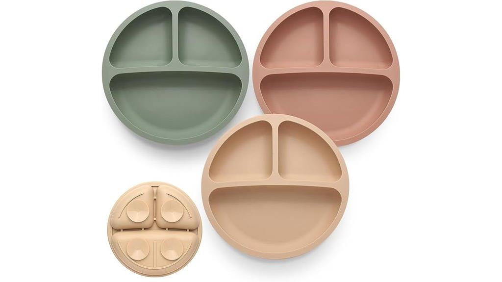 baby suction plates set