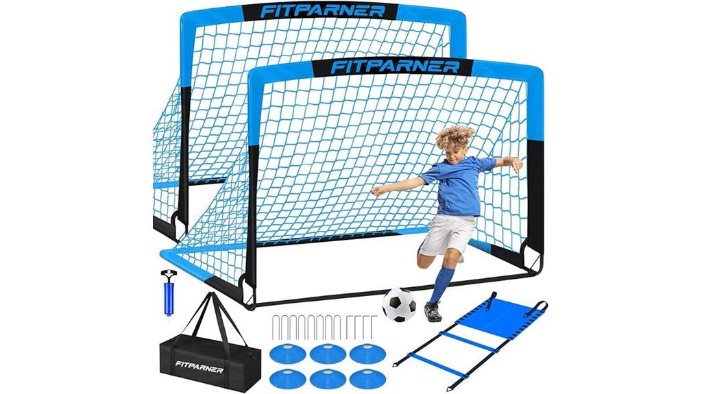 backyard kids soccer set