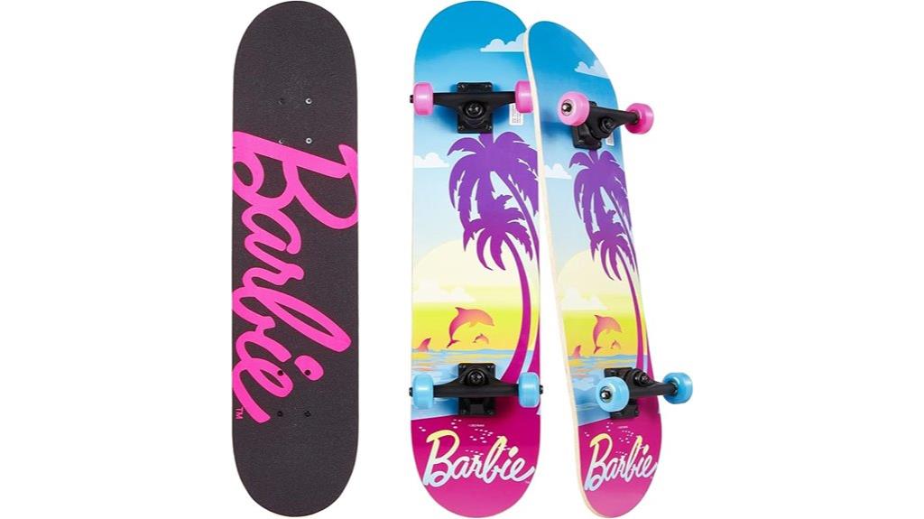 barbie graphic skateboard design