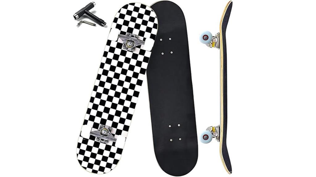 beginner friendly canadian maple skateboard