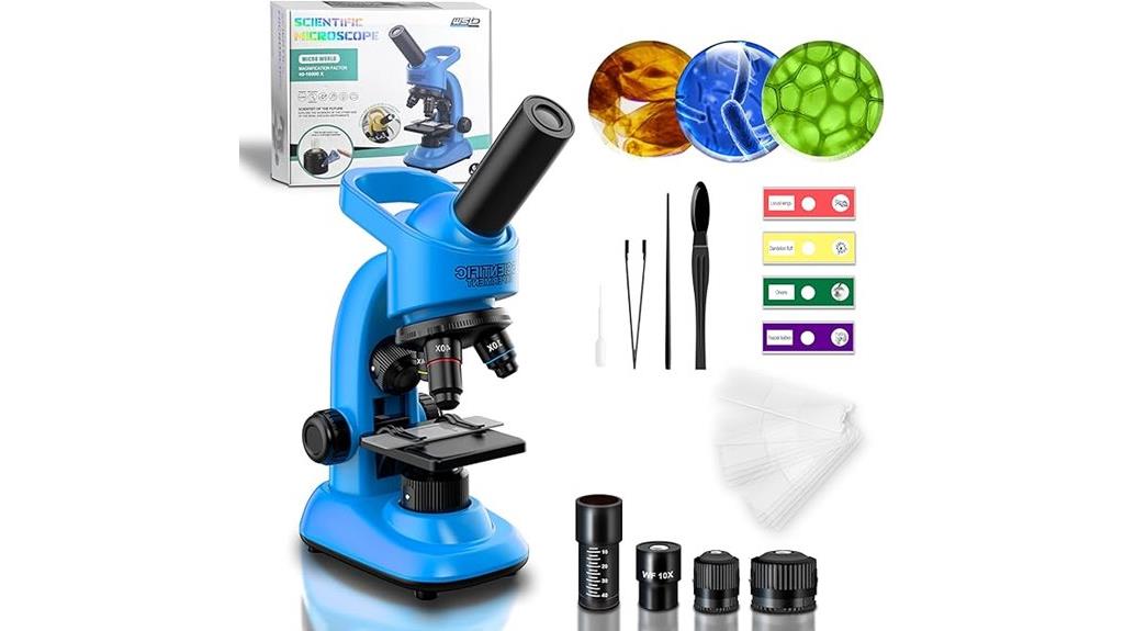 beginner microscope kit 40 1600x