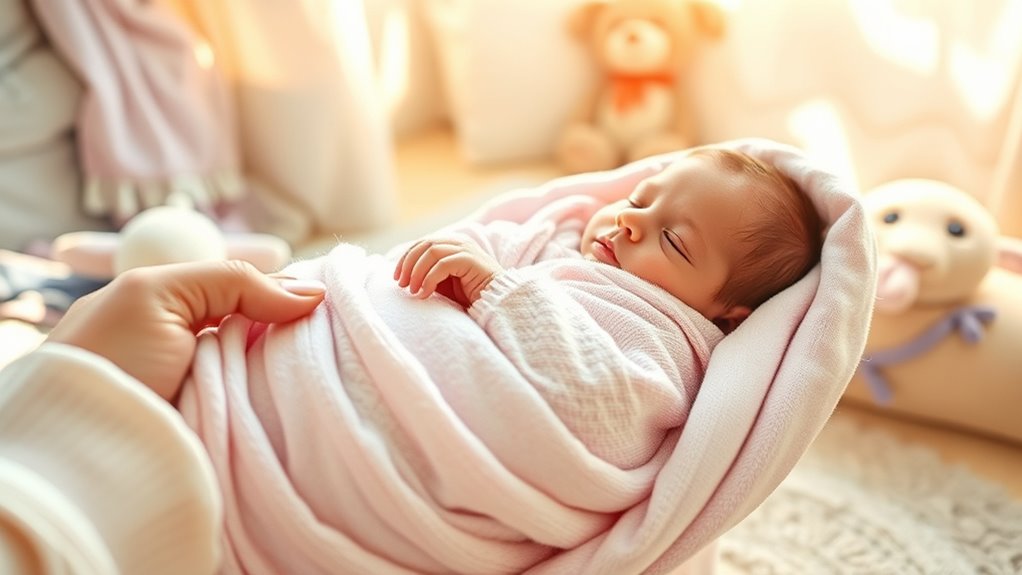 benefits of newborn swaddling
