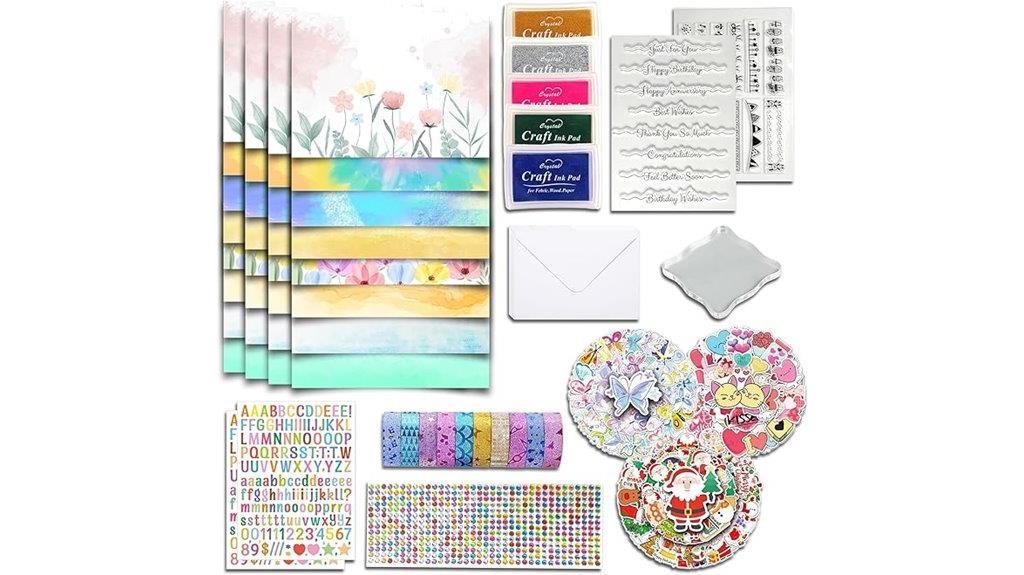 blank cards and envelopes