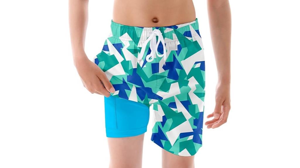 boys swim trunks compression liner
