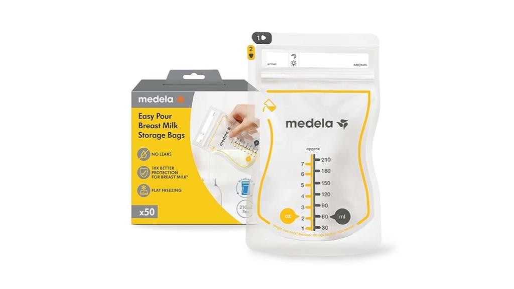 breastmilk storage bag pack