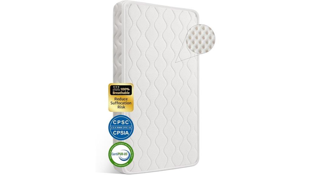 breathable toddler crib mattress
