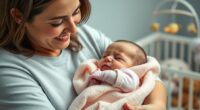 calm a crying infant