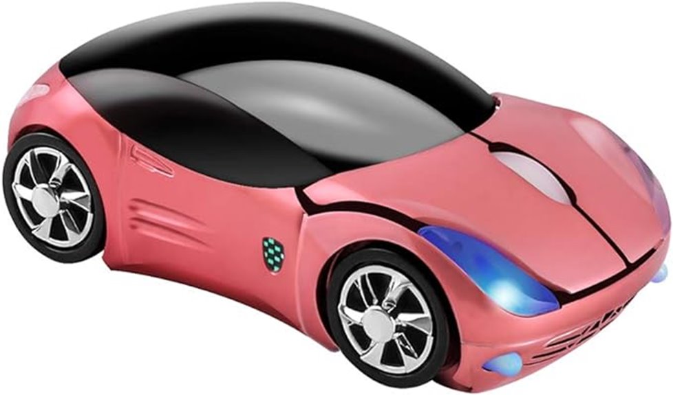car shaped wireless gaming mouse