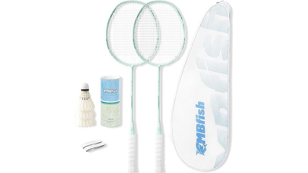 carbon fiber badminton set