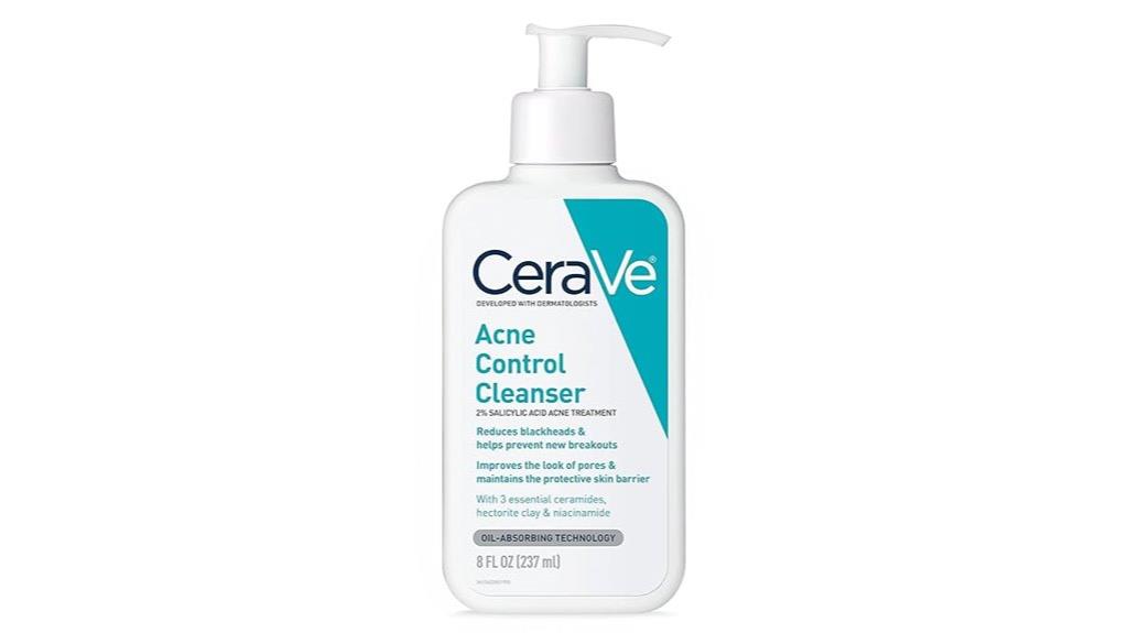 cerave acne face wash