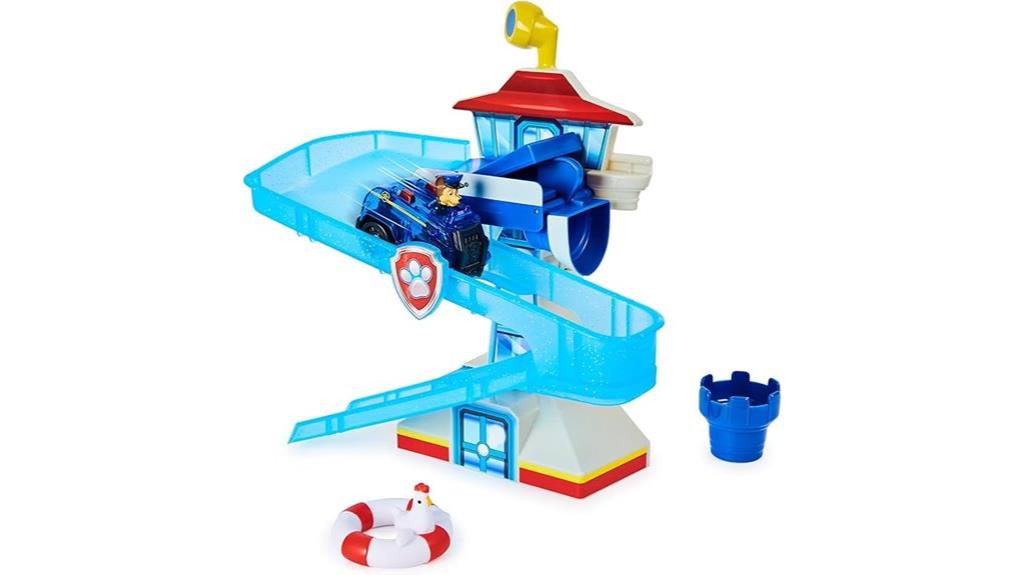 chase vehicle bath playset