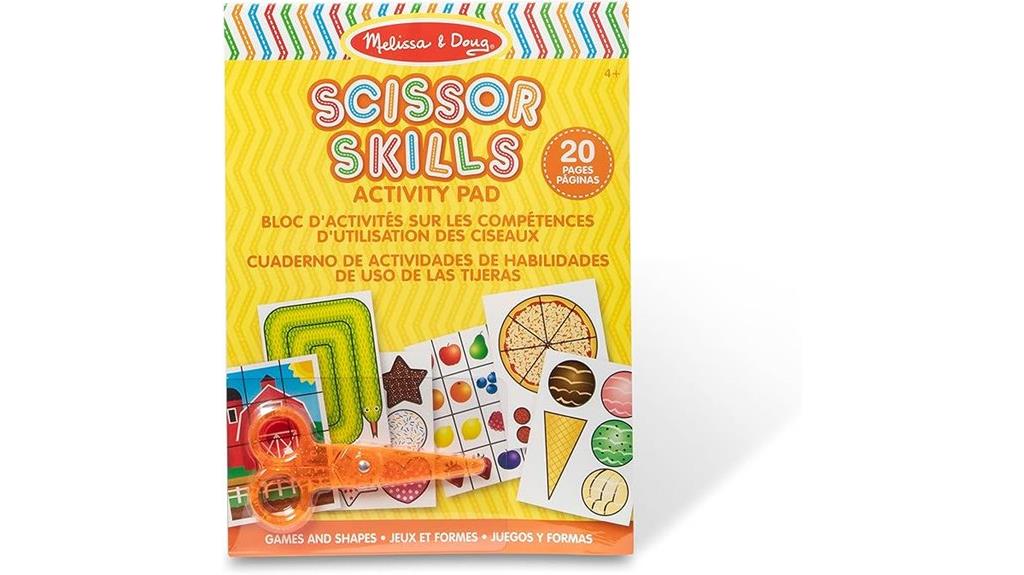 child safe scissor skills book