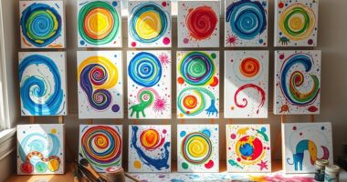children s art canvas selection