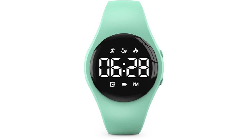 children s led pedometer watch