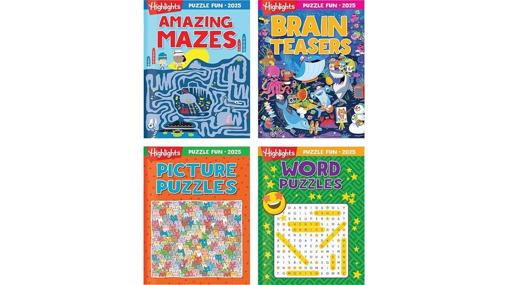 children s puzzle book set