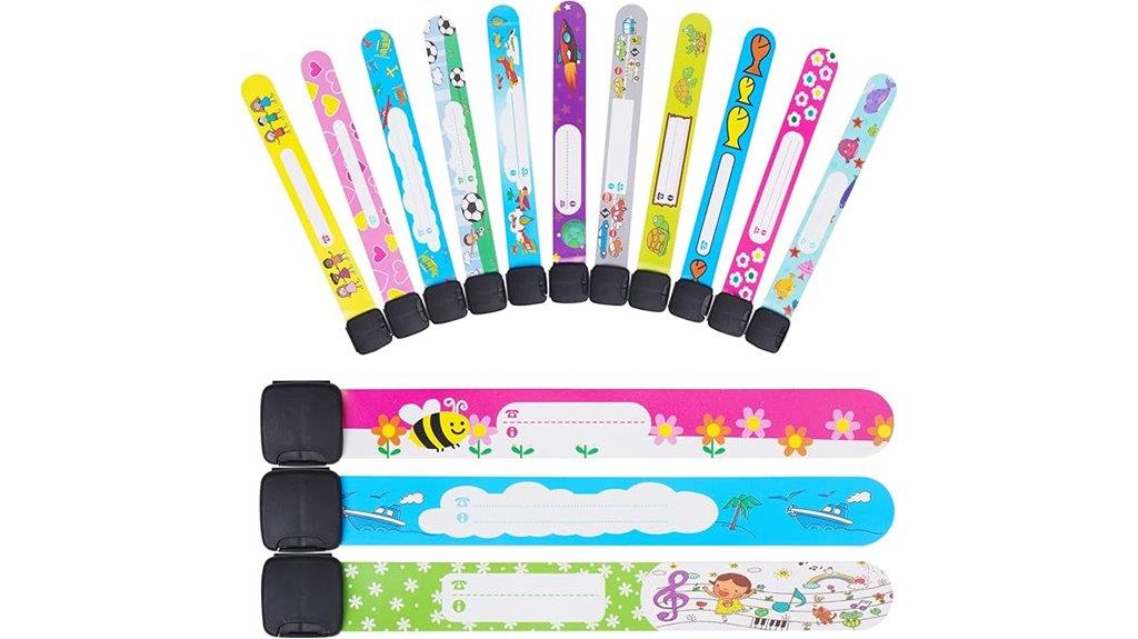 children s safety wristbands set