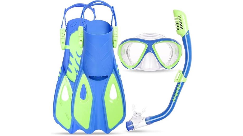 children s snorkeling gear set