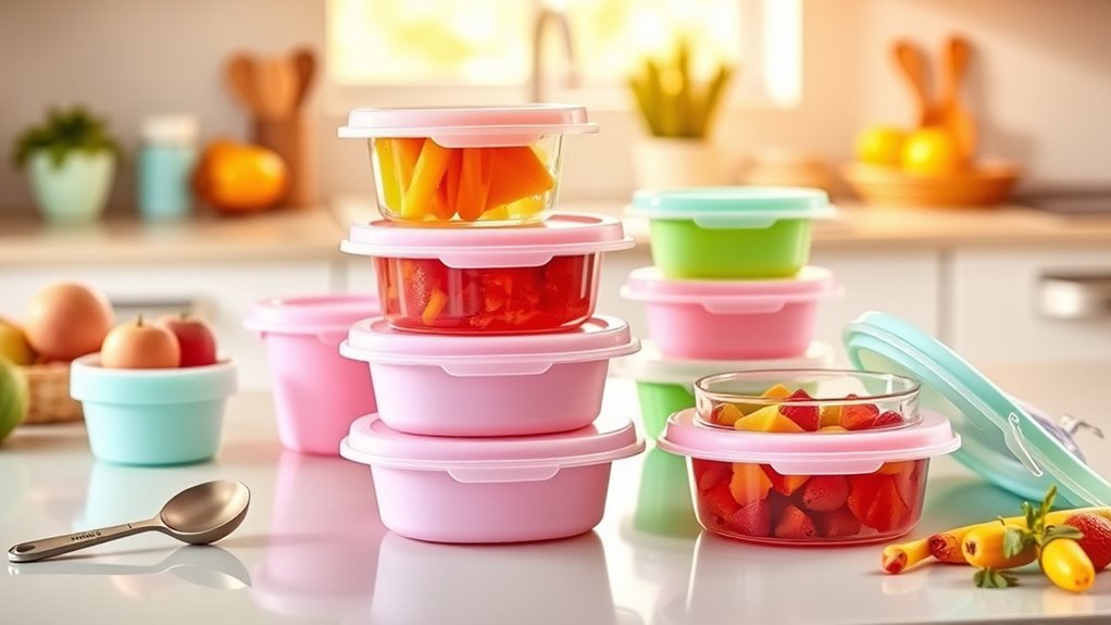 choosing baby food containers